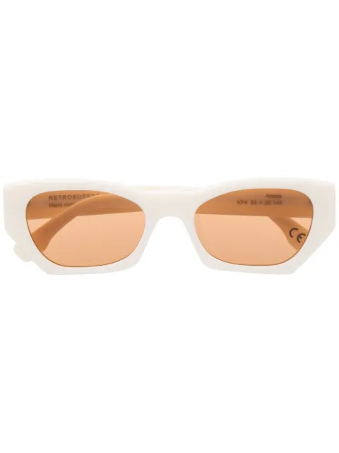 Retrosuperfuture Amata geometric-frame sunglasses White AMATA
