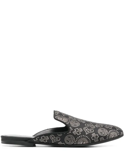 10 CORSO COMO x The Merchant of Florence Woodstock mules Black CCWOODSTOCKSABOT