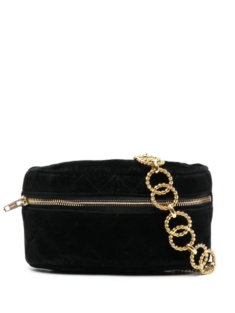 CHANEL Pre-Owned 1980s diamond-quilted belt bag Black BANANABLACK
