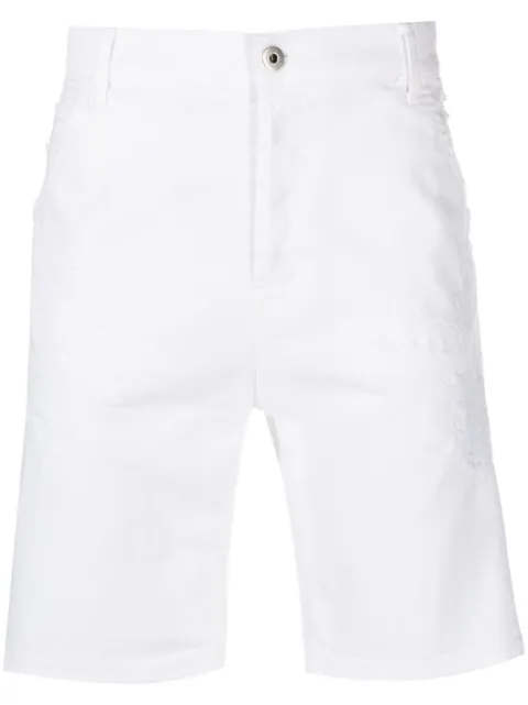 DONDUP distressed bermuda shorts White UP542BS0030UBG9DU