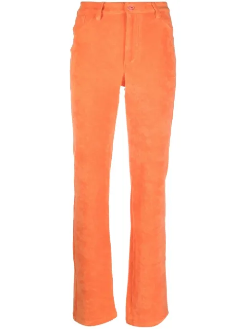 Maisie Wilen Mockumentary straight-leg trousers Orange YS500