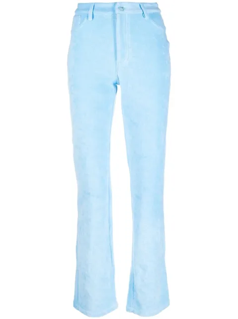 Maisie Wilen Mockumentary straight-leg trousers Blue YS500
