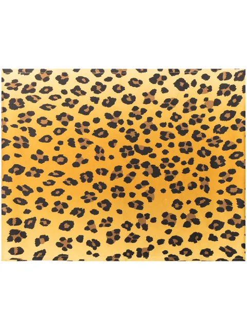 L'Objet leopard-print table runner Yellow LN5530