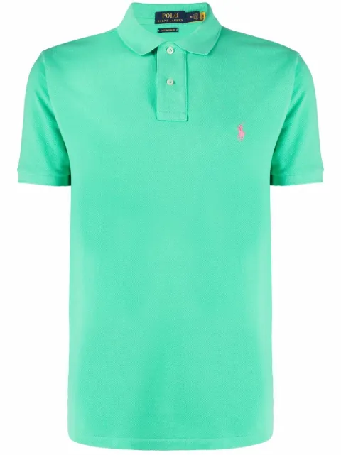 Polo Ralph Lauren embroidered-logo piqué polo shirt Green 710782592018