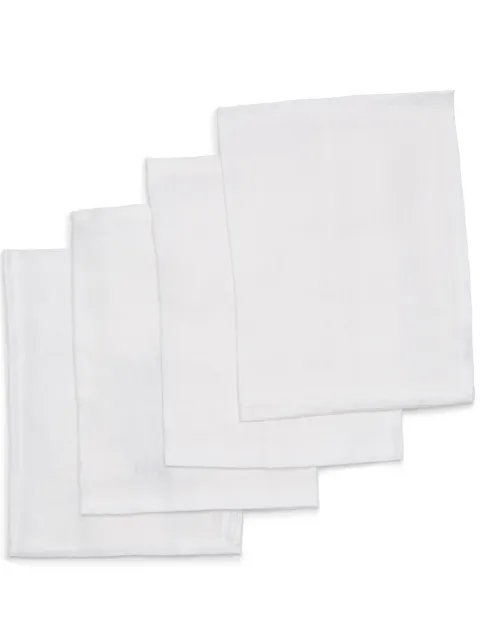 L'Objet four linen napkins White LN4011