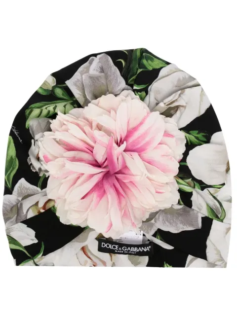 Dolce & Gabbana floral-print hat Black FH524ZFSAY6
