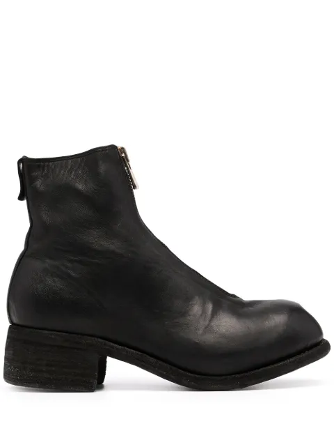 Guidi zip-up ankle boots Black PL1