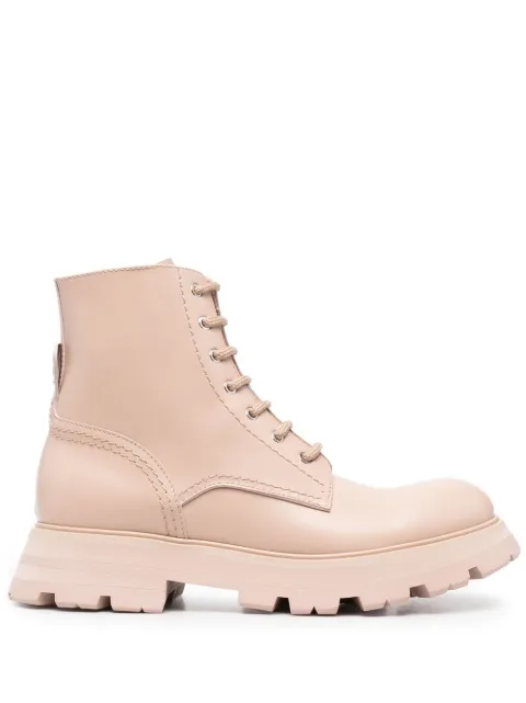 Alexander McQueen Wander lace-up boots Pink 657569WHZ80