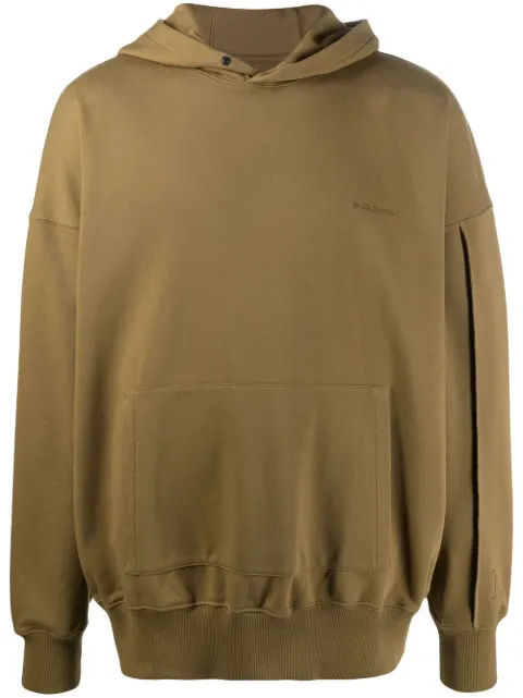 A-COLD-WALL* logo-embroidered hoodie Green ACWMW030