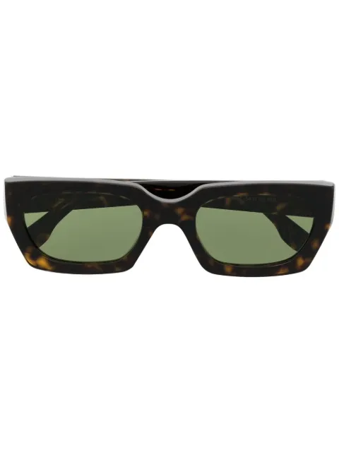 Retrosuperfuture tortoiseshell-effect rectangular-frame sunglasses Brown TEDDY
