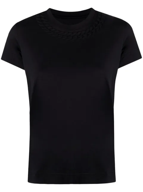 Givenchy embossed jersey T-shirt Black BW707Y3Z4Z