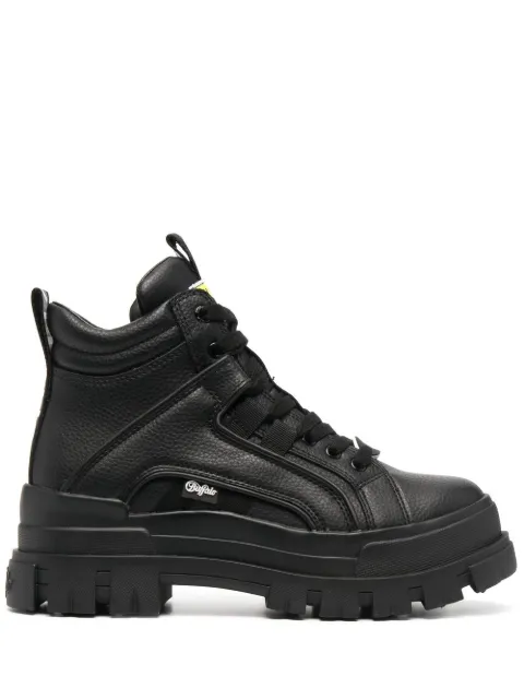 Buffalo chunky lace-up boots Black 1622045