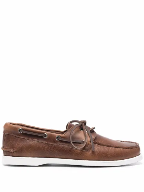 Scarosso Orlando boat shoes Brown ORLANDOBOATBROCALF