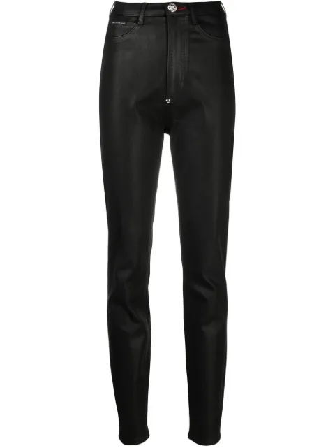 Philipp Plein high-waist jeggings Black PAACWDT1711PDE004N