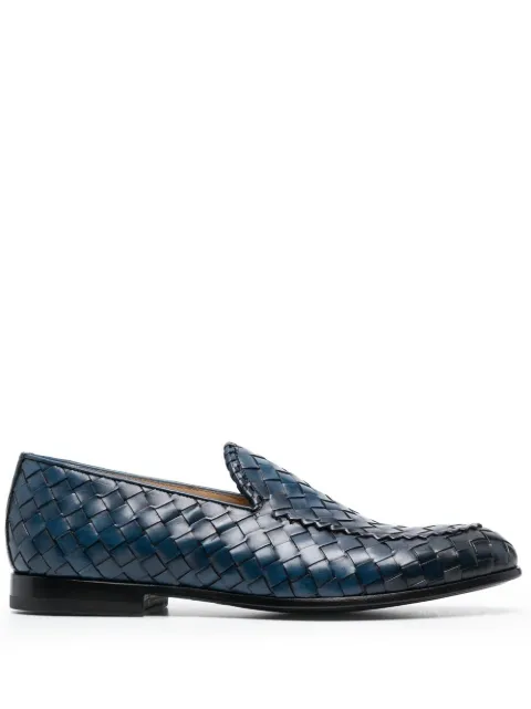 Scarosso Vittorio interwoven loafers Blue VITTORIO