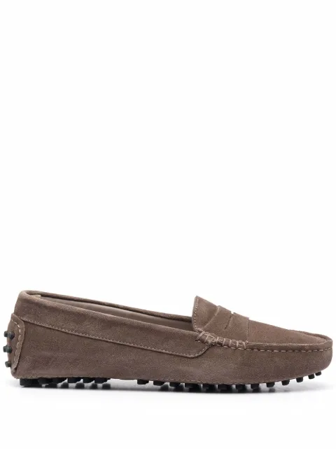 Scarosso Ashley suede loafers Neutrals ASHLEYDRIVTAUSUED