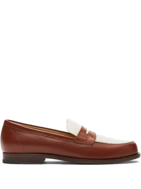 Scarosso Havana colour block loafers Brown HAVANALOAFBROCALF