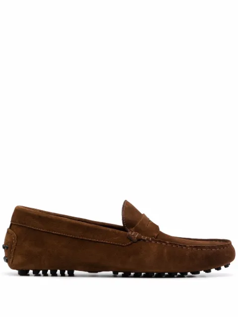 Scarosso Michael suede loafers Brown MICHAELDRIVBROSUED