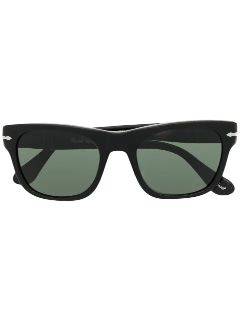 Persol polished-effect square-frame sunglasses Black PO3269S