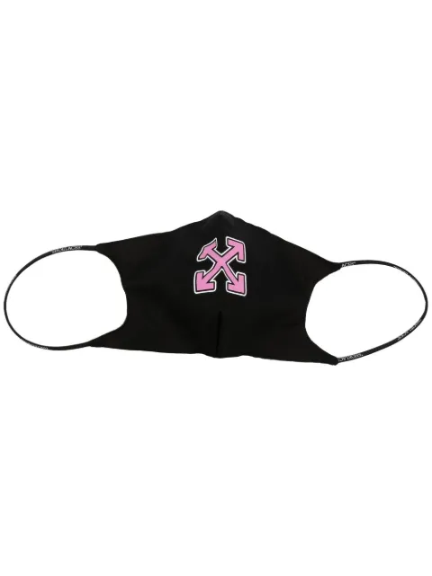 Off-White Arrows-logo face mask Black OWRG002S21FAB0021030