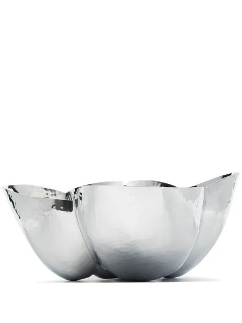 Tom Dixon Cloud hammered sculptural bowl Silver CLOBO01