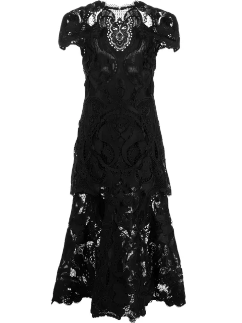 SIMKHAI cut out-detail midi dress Black JS1099H