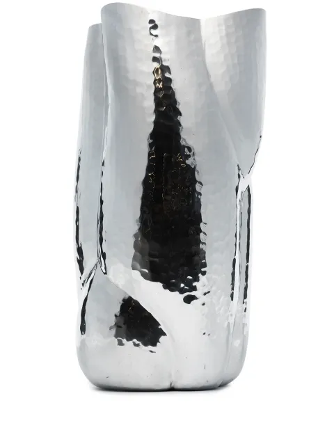 Tom Dixon Cloud tall vessel Silver CLOV02
