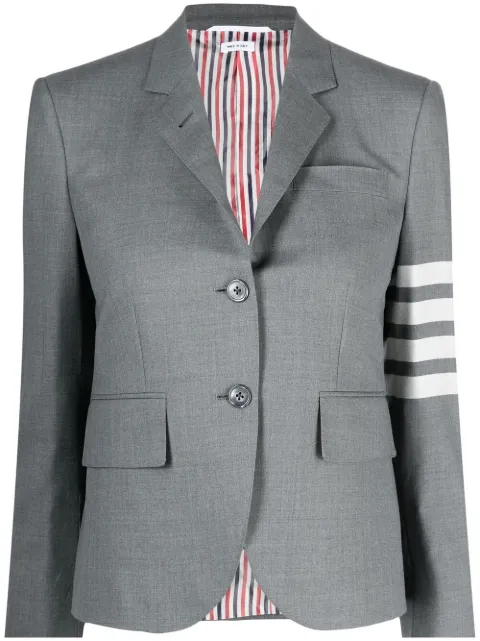 Thom Browne 4-Bar single-breasted blazer Green FBC010V06146