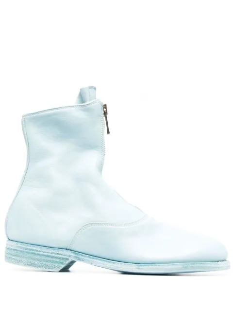 Guidi leather zipped boots Blue 210LCO77T