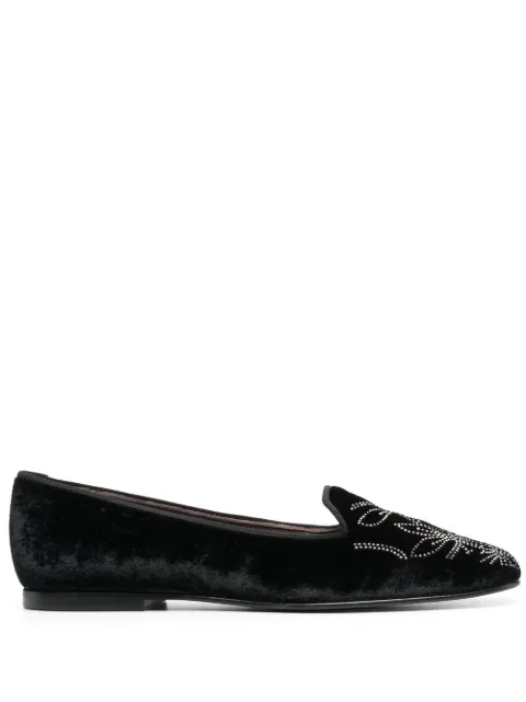 10 CORSO COMO crystal-embellished ballerina shoes Black CCCAS3NERO
