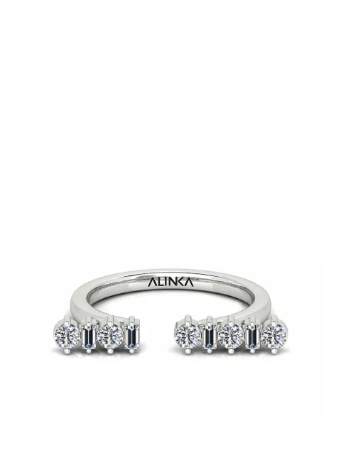 ALINKA 18kt white gold AMALFI diamond ring Silver R4418WWD