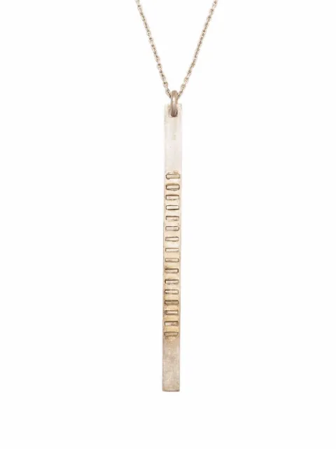 Parts of Four Giant Plate necklace Silver 10193UASDA