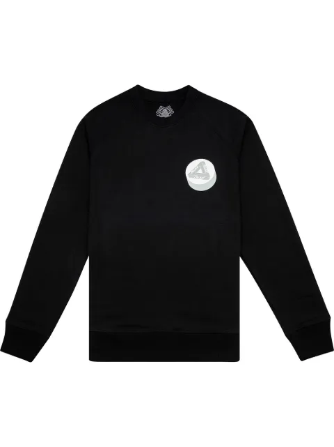 Palace Tablet crew-neck sweatshirt Black PA0088
