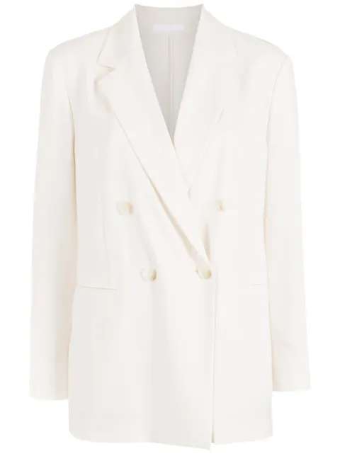BOSS double-breasted blazer White 50453632