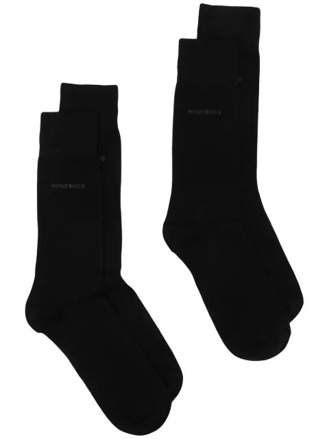 BOSS logo-print socks Black 50448247