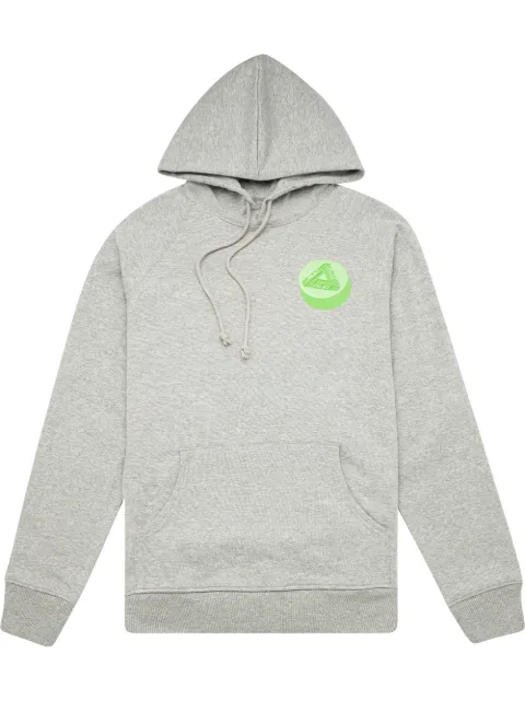 Palace Tablet Tri-Ferg hoodie Grey PA0089