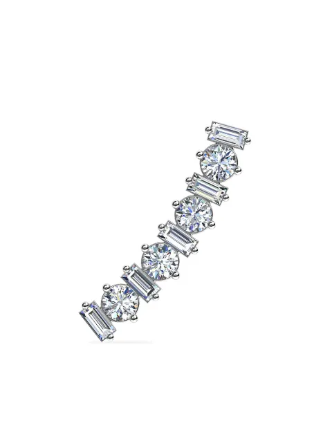 ALINKA 18kt white gold Amalfi diamond left ear cuff Silver E6412L18WWD