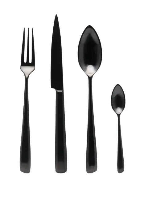 Ann Demeulemeester X Serax iron cutlery set Black B1319012GB