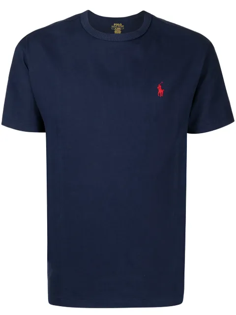 Polo Ralph Lauren embroidered-logo cotton T-shirt Blue 710811284003