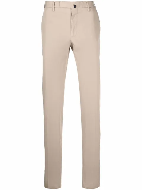 Incotex slim-cut cotton chinos Neutrals 1W00309098Y