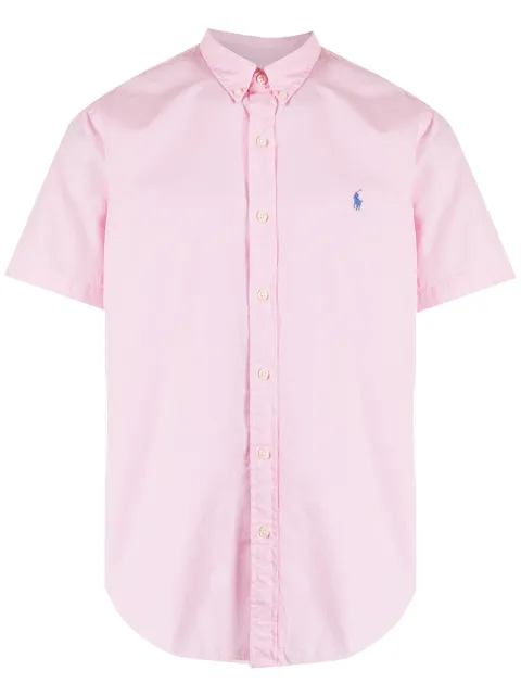 Polo Ralph Lauren embroidered-logo shirt Pink 710794605