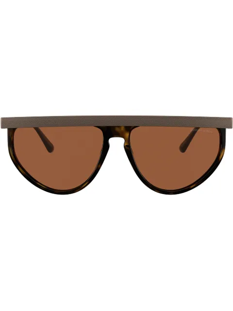 Giorgio Armani round frame sunglasses Green AR6117300673
