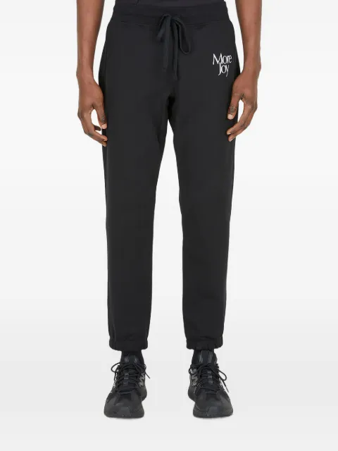 More Joy logo-embroidered track pants Black MJTR567A