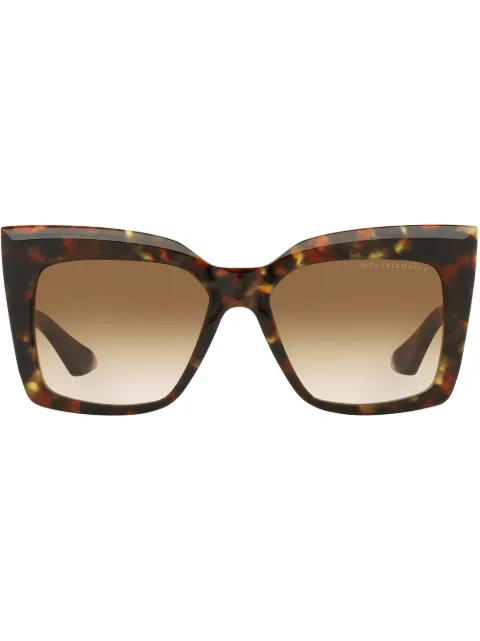 Dita Eyewear Telemaker square-frame sunglasses Green DTS7042