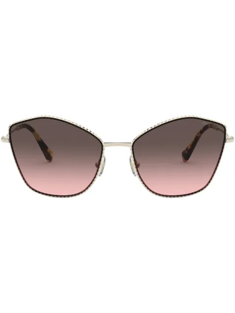 Miu Miu Eyewear oversize-frame gradient sunglasses Gold SMU60VZVN146
