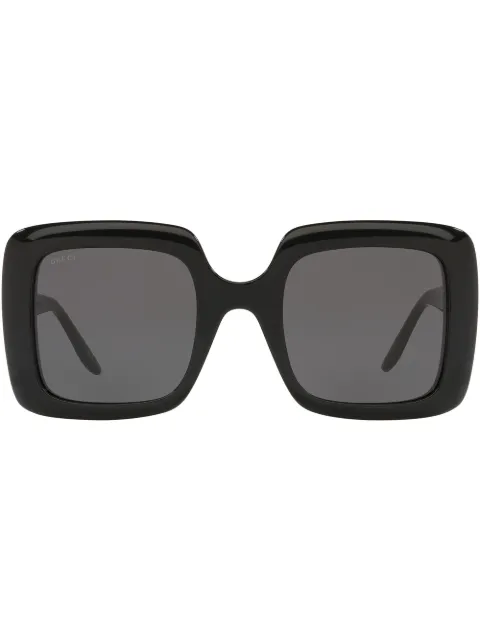Gucci Eyewear oversized square-frame sunglasses Black GG0896S001