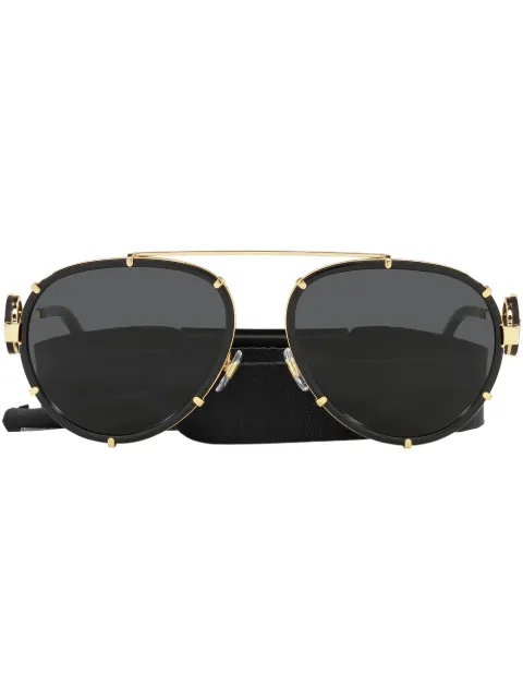Versace Eyewear VE 2232 pilot sunglasses Black VE2232143887