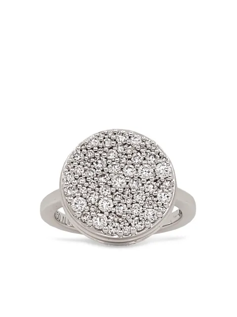 ALINKA 18kt white gold diamond Black Caviar ring Silver R4918WWD