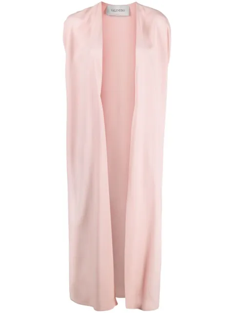 Valentino Garavani side-slit open vest Pink BCF09565C