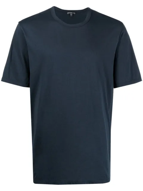 James Perse crewneck cotton T-shirt Blue MELJ3199